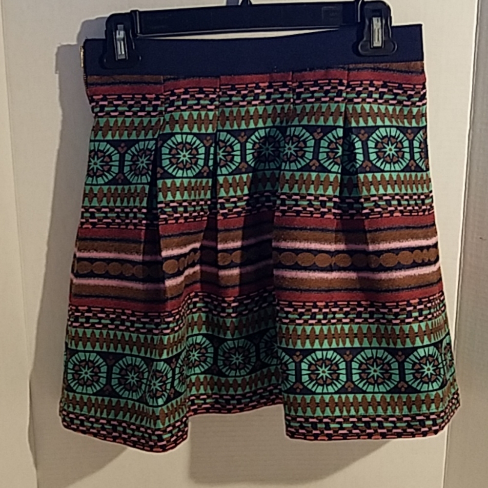 Anthropologie Nomad Morgan Carper Iremel Brocade Skirt Size 4